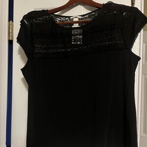 Elegant H&M NWT Black Lace Women's Top
